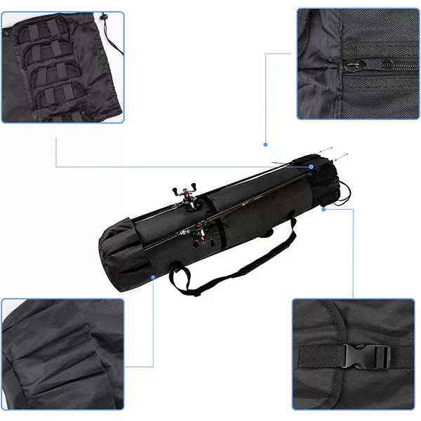 Portable Fishing Rod & Tackle Bag