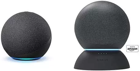 Echo (4th Gen) | With premium sound, smart home hub, and Alexa | Glacier White