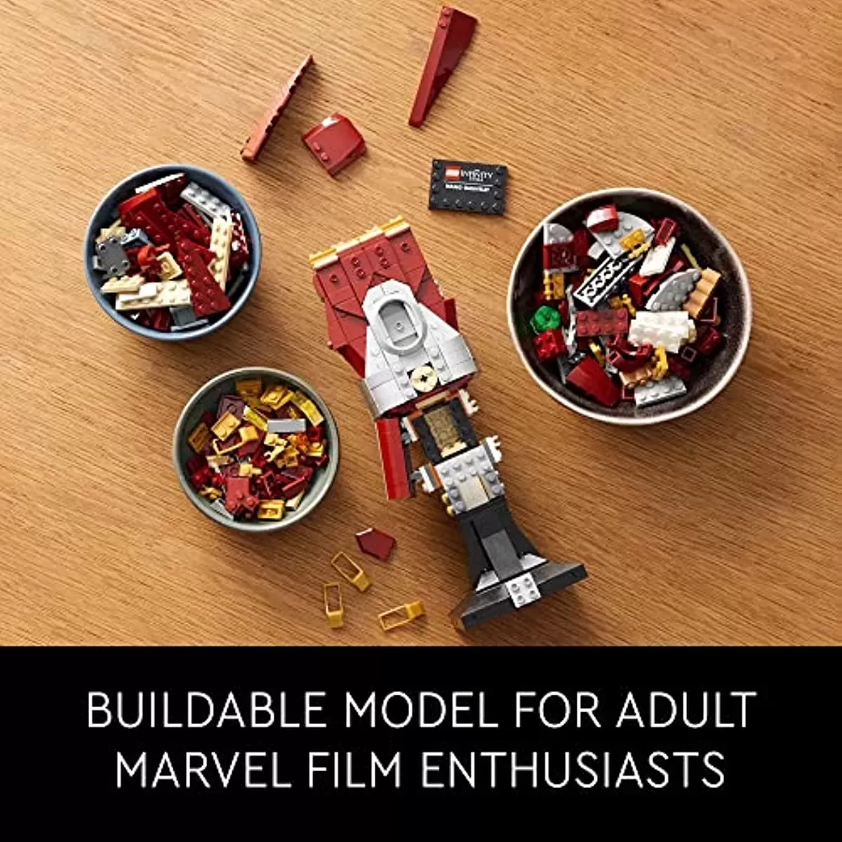Marvel Nano Gauntlet 76223 Iron Man Building Set for Adults (680 Pieces)