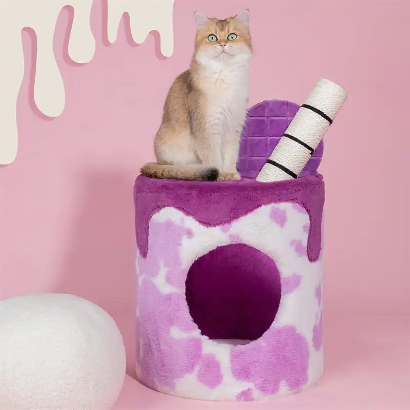 Taro Milk Tea Cat Tree