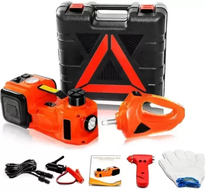 [🔥BUY 1 GET 1 FREE] 2V 5T 36cm 3 in Car Jack Electric Hydraulic Jack Portable Tire Lifting Car Repair mechanical Tools