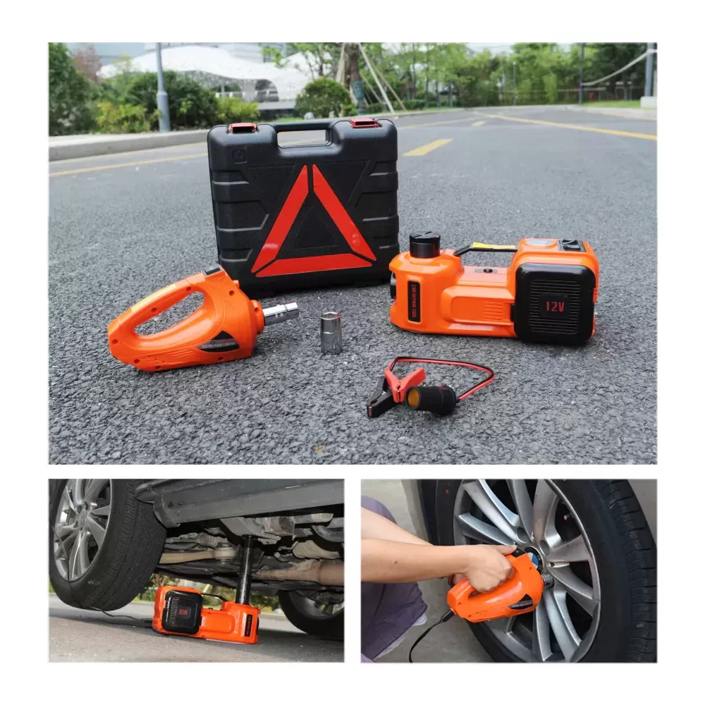 [🔥BUY 1 GET 1 FREE] 2V 5T 36cm 3 in Car Jack Electric Hydraulic Jack Portable Tire Lifting Car Repair mechanical Tools