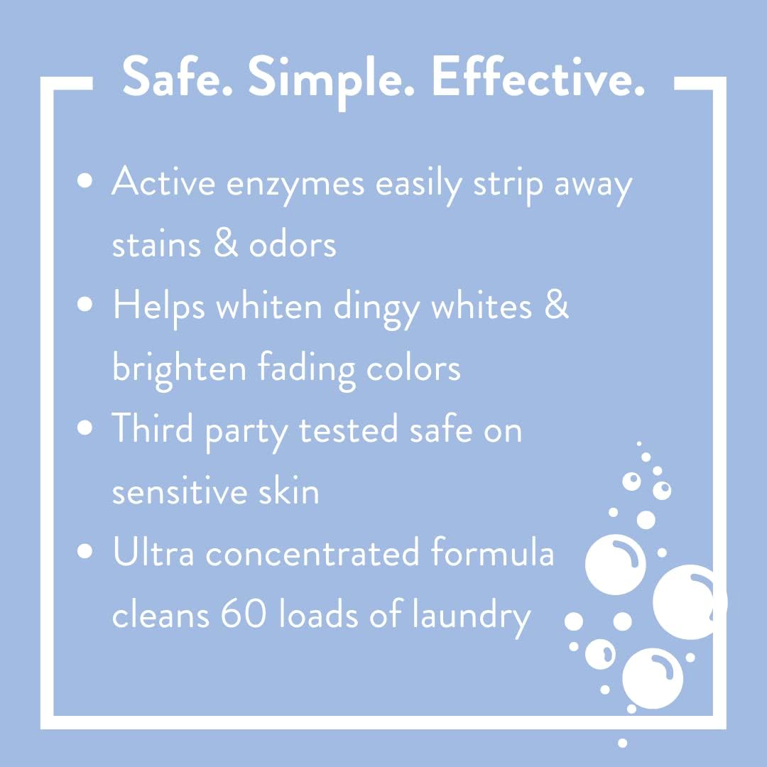 Molly's Suds Original Laundry Detergent Powder | Natural Laundry Detergent Powder for Sensitive Skin | Earth-Derived Ingredients, Stain Fighting | 120 Loads (Citrus Grove)