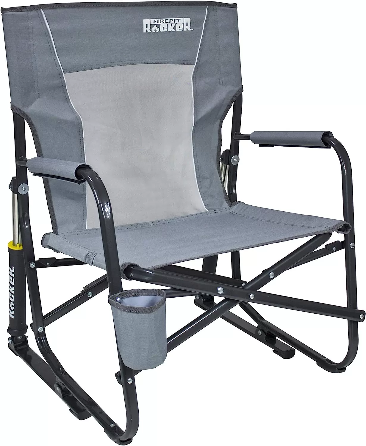 Outdoor Freestyle Rocker Portable Rocking Chair & Outdoor Camping Chair, ergonomic Nylon, Indigo Blue