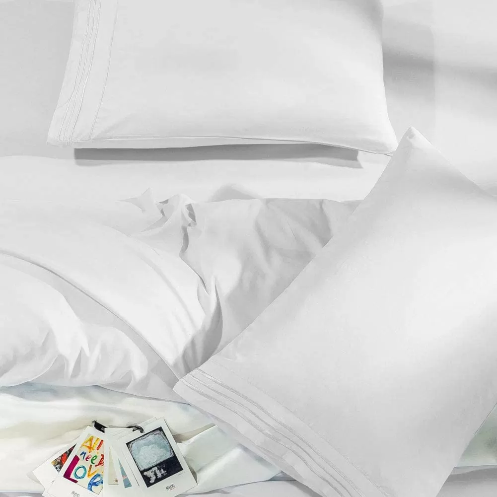 Super Soft 1800 Thread Count Luxury Egyptian Wrinkle Hypoallergenic 6 pcs Bed Sheet Set
