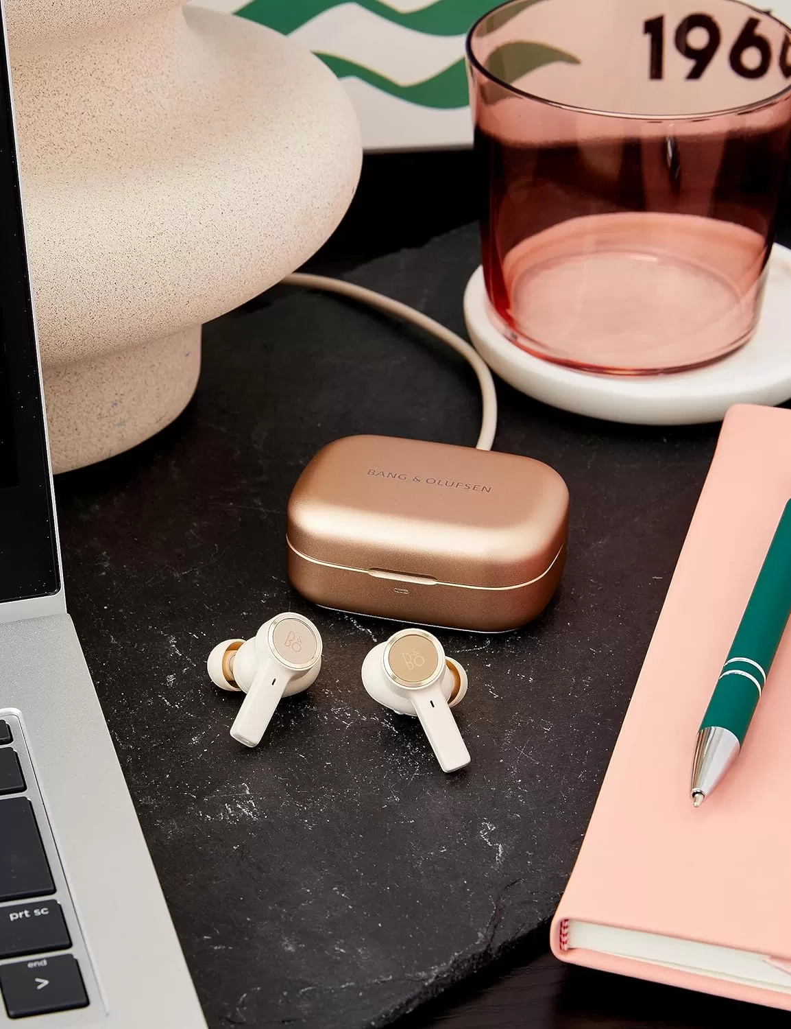 Bang & Olufsen Beoplay EX - Wireless Bluetooth Earphones with Microphone and Active Noise Cancelling, Waterproof, 20 Hours of Playtime