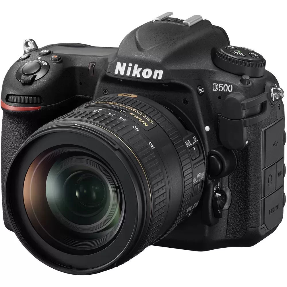 Nikon D500 DX-Format Digital SLR with 16-80mm ED VR Lens