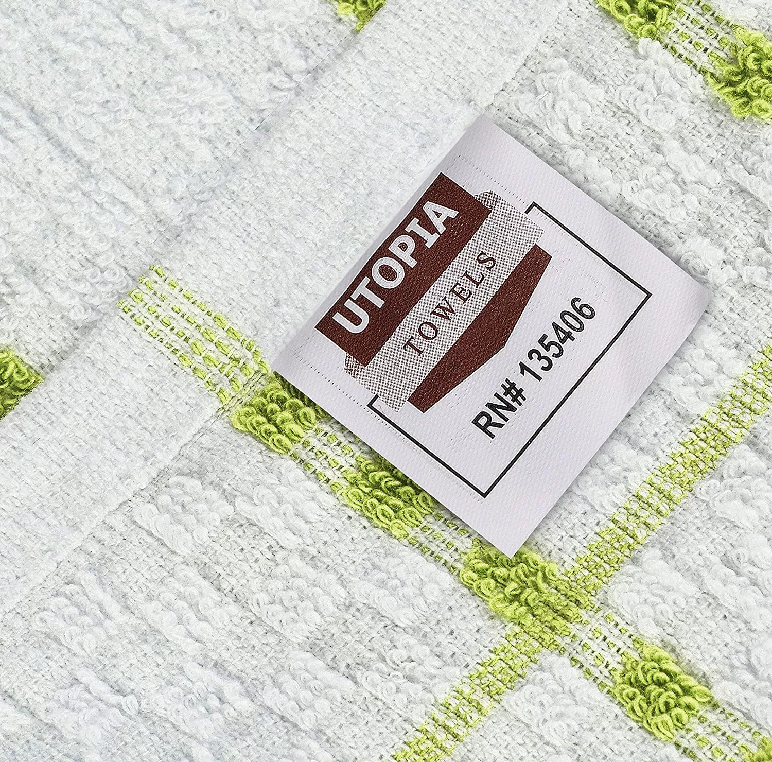 Kitchen Towels 12 Pack, 15 x 25 Inches, 100% Ring Spun Cotton Super Soft and Absorbent Linen Dish Towels, Tea Towels and Bar Towels Set (Black)