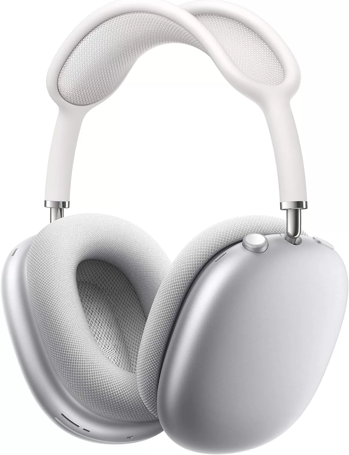 Apple AirPods Max Wireless Over-Ear Headphones, Active Noise Cancelling, Transparency Mode, Personalized Spatial Audio, Dolby Atmos, Bluetooth Headphones for iPhone – Silver