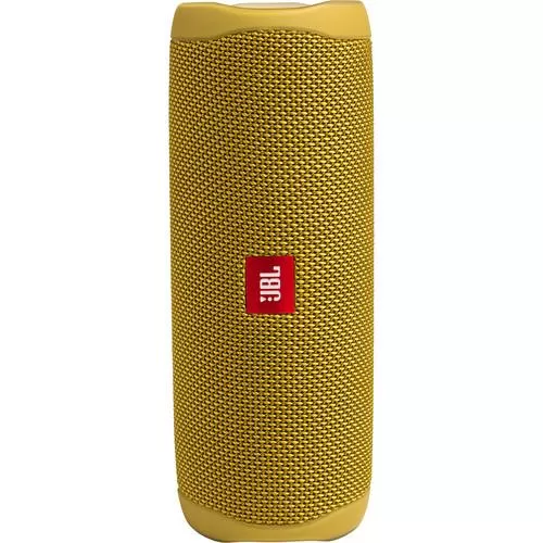 JBL Flip 5 Waterproof Bluetooth Speaker (Mustard Yellow)