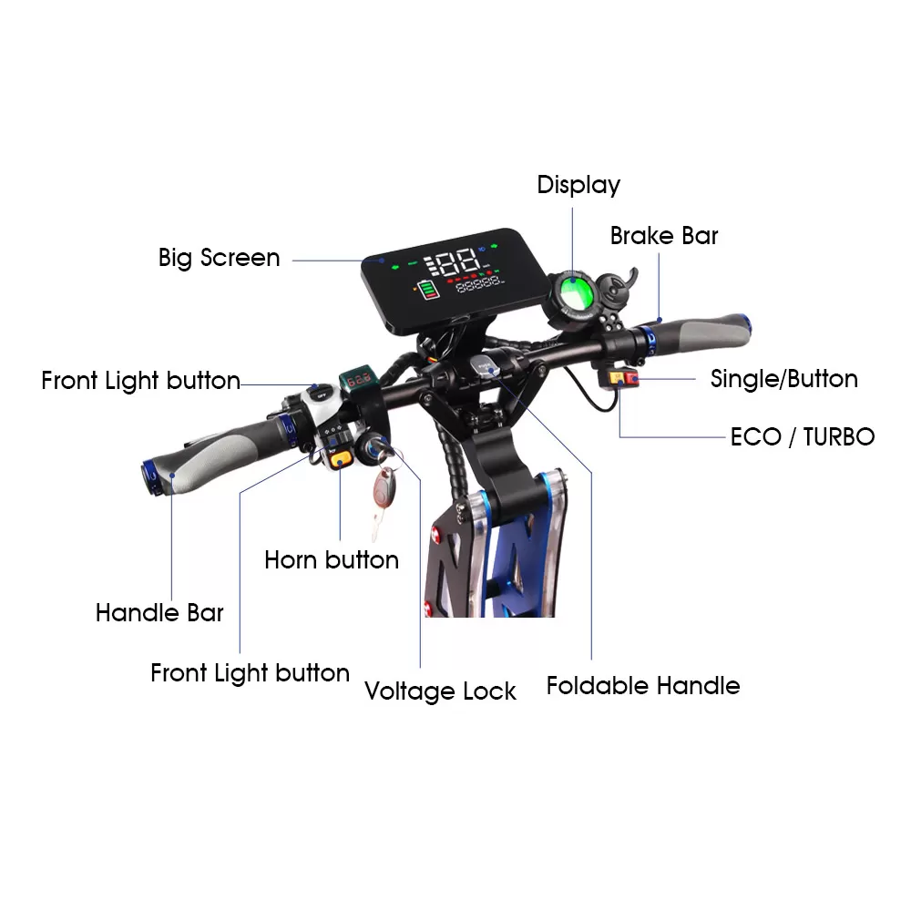 (ð¥Limited Time Sale) Upgraded SK2 72V 8000W 13inch fat wheel best electric Scooter E scooters