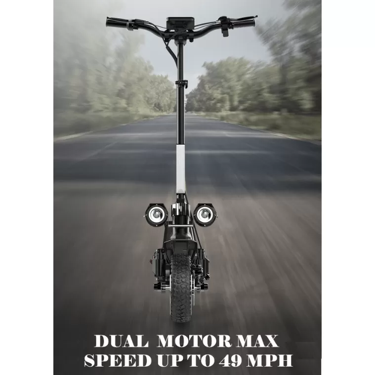 Powerful Motorized Foldable Electric Off-Road Scooter For All Terrain