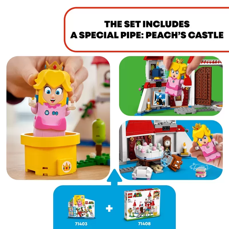 71408 SUPER MARIO PEACH'S CASTLE EXPANSION SET