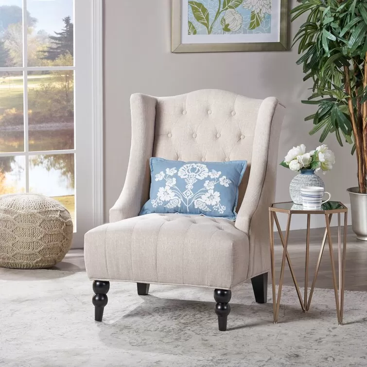 Danni Upholstered Wingback Chair