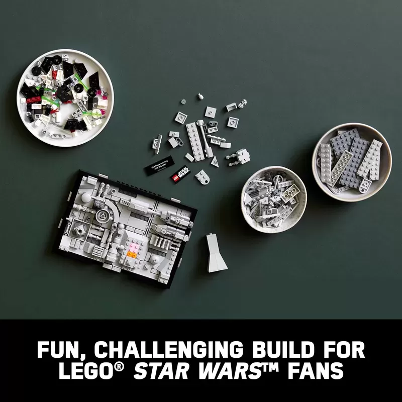 STAR WARS DEATH STAR TRENCH RUN DIORAMA 75329 BUILDING KIT
