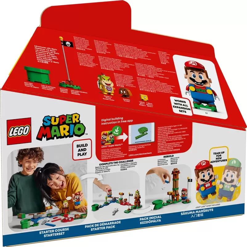 SUPER MARIO ADVENTURES WITH MARIO STARTER COURSE 71360 BUILDING KIT