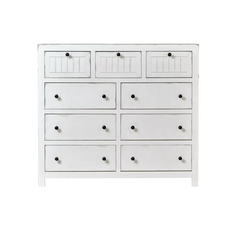 Sargent 9 Drawer 54'' W Solid Wood Dresser