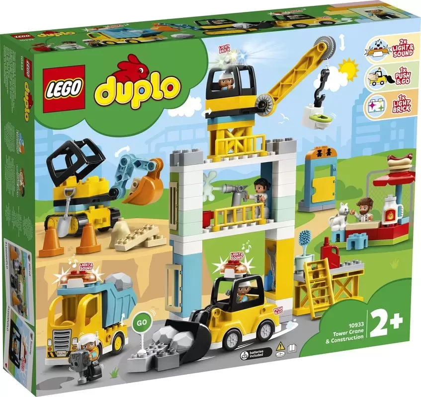 10933 DUPLO TOWER CRANE AND CONSTRUCTION