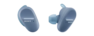 WF-SP800N Truly Wireless Noise-Cancelling Headphones for Sports (Blue)
