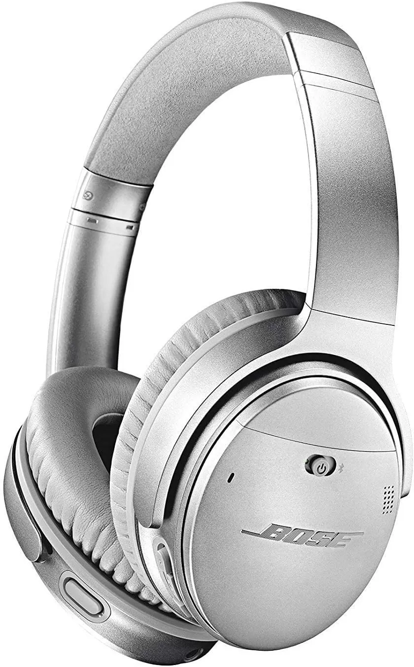 Bose QuietComfort 35 (Series II) Wireless Headphones, Noise Cancelling, Alexa Voice Control - Black - Worldwide Version (Renewed)