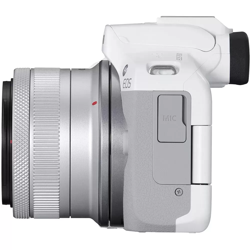 Canon EOS R50 Mirrorless Camera with 18-45mm Lens | White