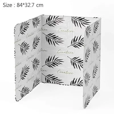 Aluminum Foldable Kitchen Gas Stove Baffle Plate