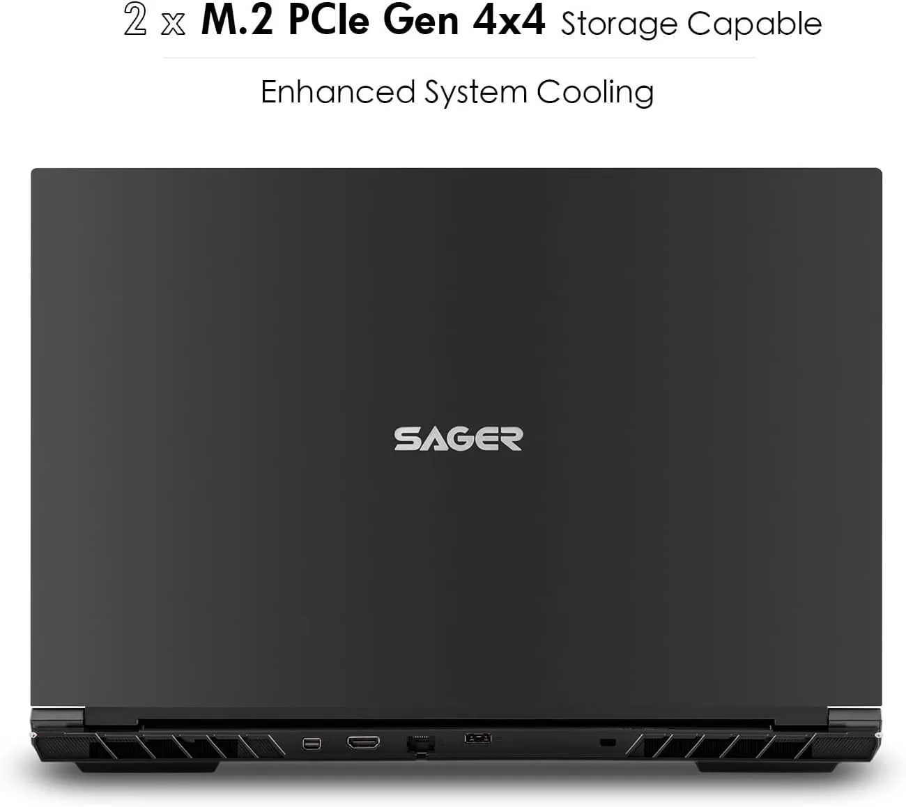 Sager 2023 NP8875E Gaming Laptop, 17.3 Inch QHD 240Hz 100% DCI-P3 G-Sync, Intel i9-13900HX, RTX 4070 8GB, 64GB RAM, 2TB Gen4 NVMe SSD, Win 11