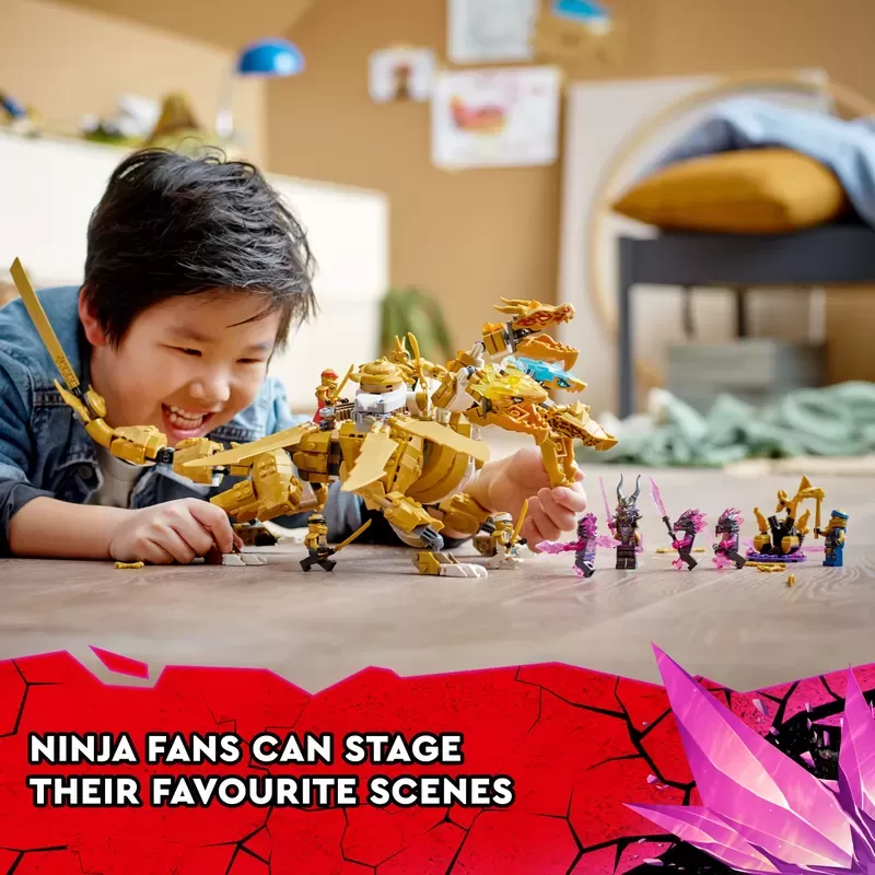 71774 NINJAGO LLOYD'S GOLDEN ULTRA DRAGON