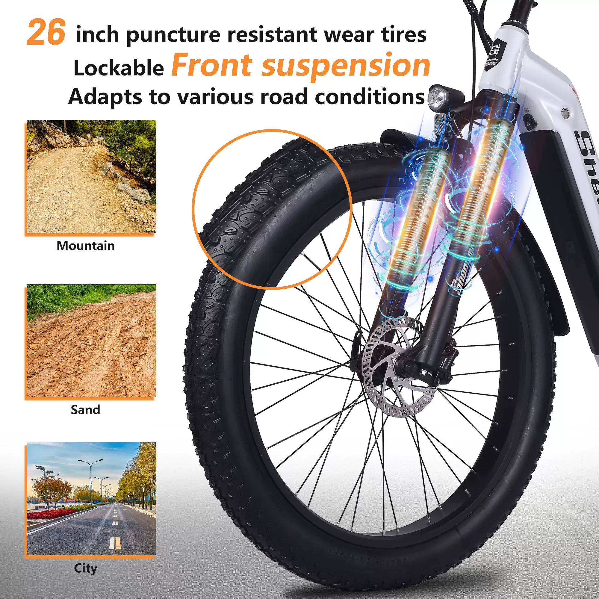E-Bike MX06 48V 17.5Ah 500W Motor SAMSUNG BATTERY 90KM RANGE