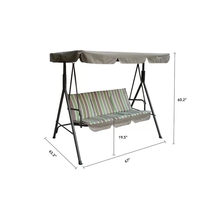 Otterburn Patio Porch Swing with Stand