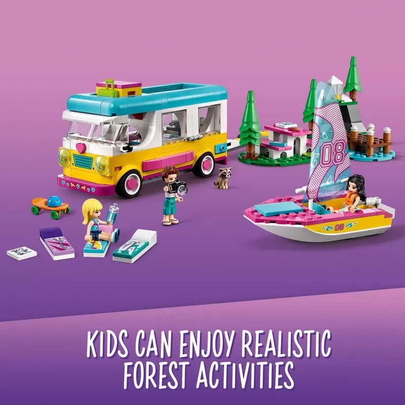 41681 FRIENDS FOREST CAMPER VAN AND SAILBOAT