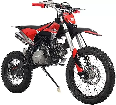 125cc Adult Dirt Bike with 4 Speed Manual Transmission, Dual Stock Frames! Big 17