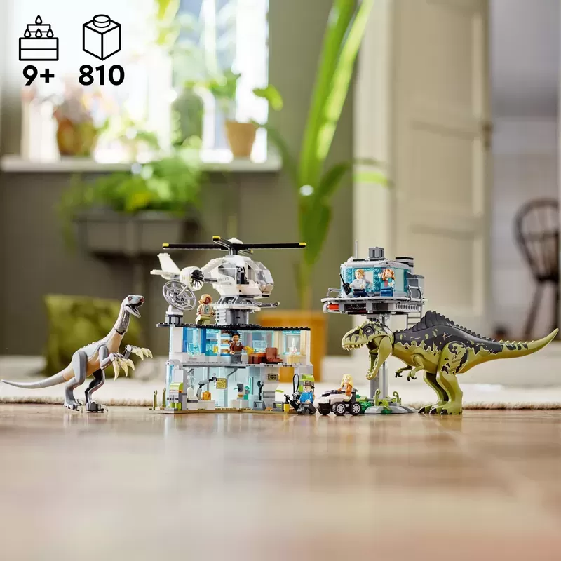 JURASSIC WORLD GIGANOTOSAURUS & THERIZINOSAURUS ATTACK 76949