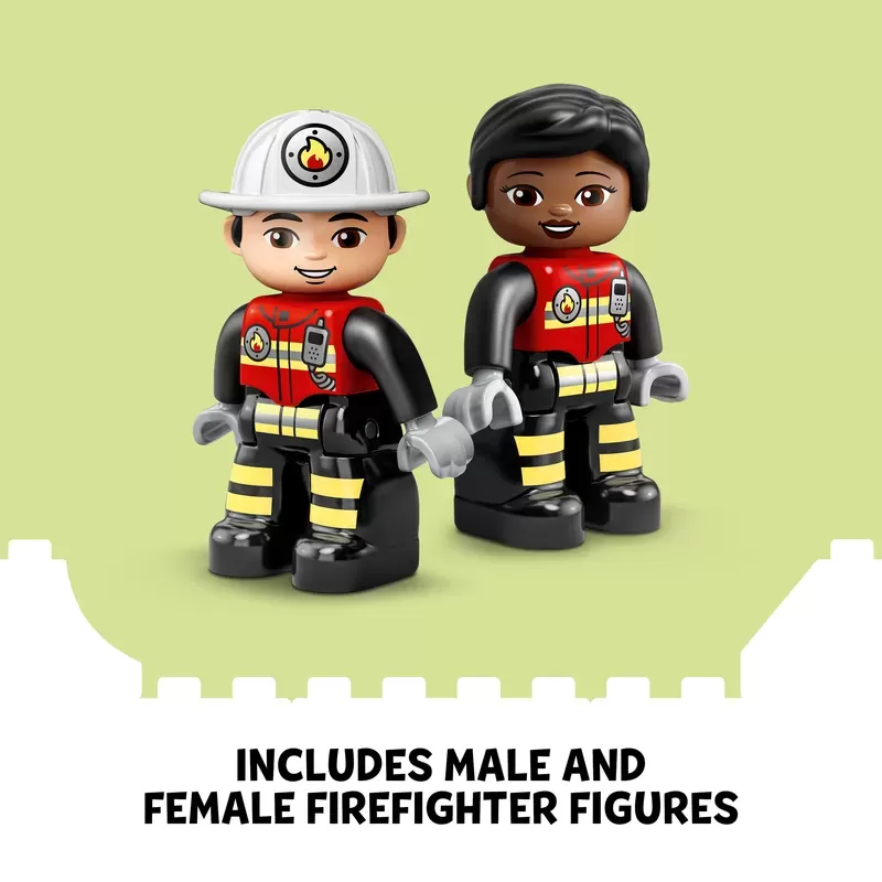 DUPLO RESCUE FIRE STATION & HELICOPTER 10970 BUILDING TOY