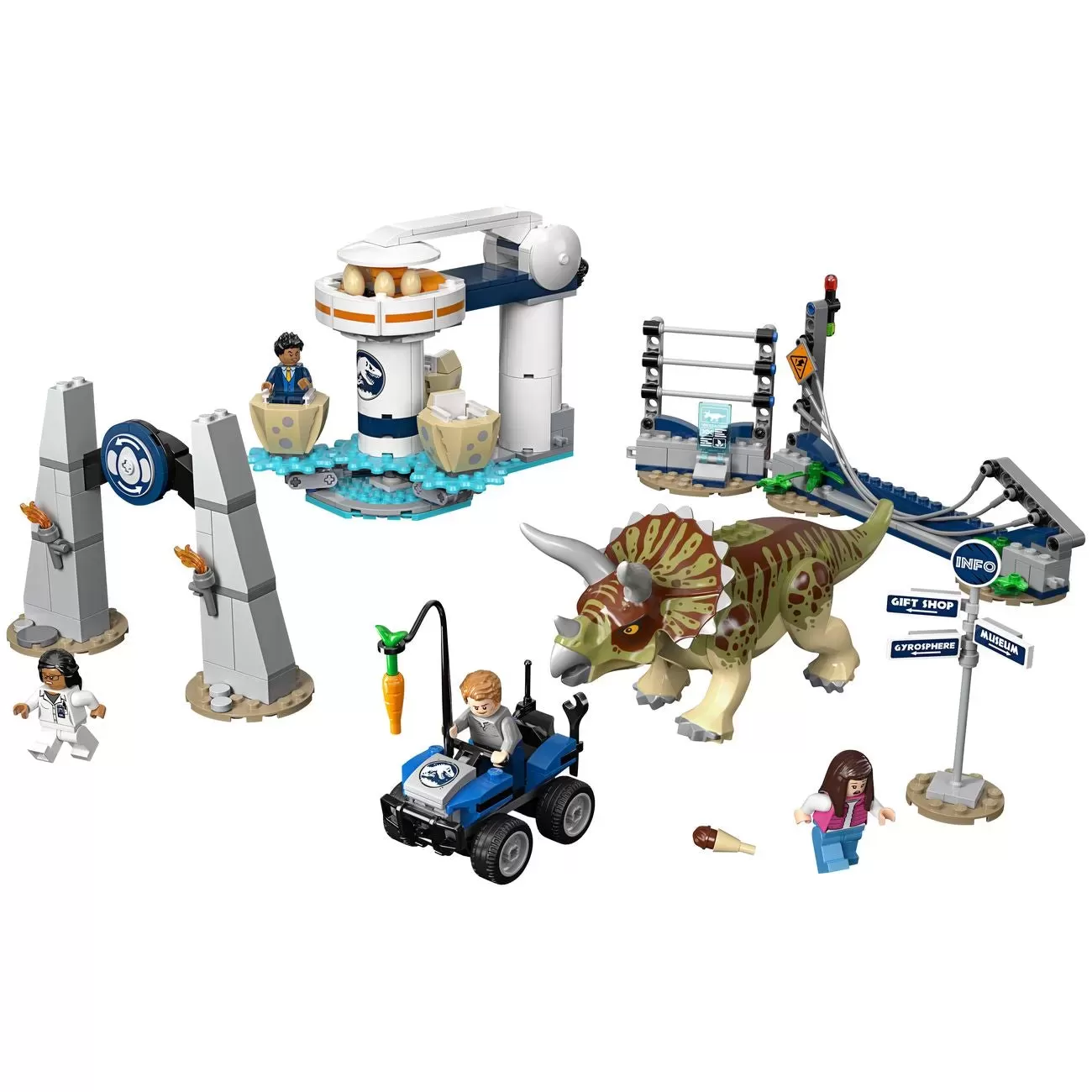 75937 JURASSIC WORLD TRICERATOPS RAMPAGE