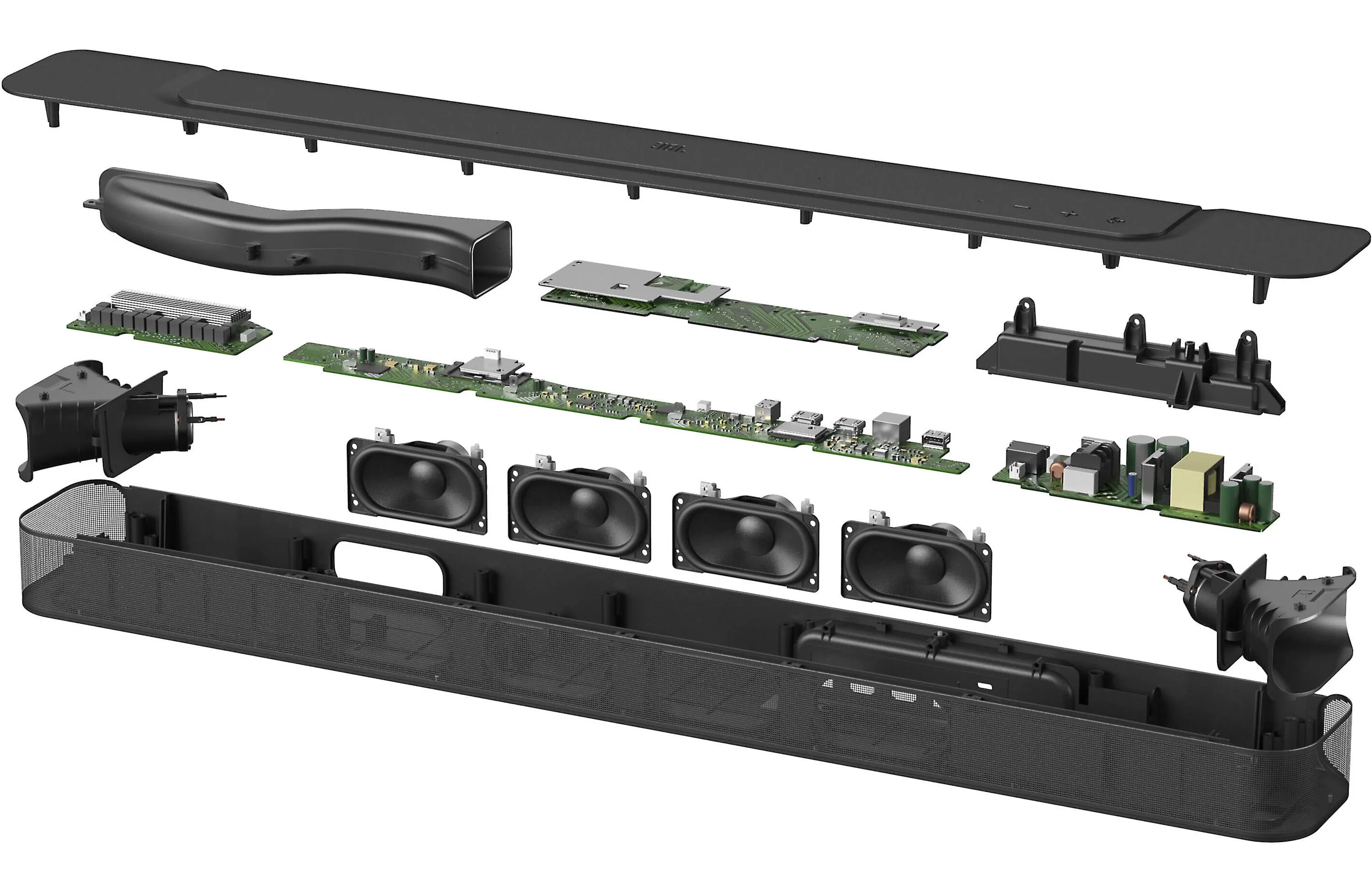 JBL Bar 300 Powered 5 Channel Sound Bar with Dolby Atmos