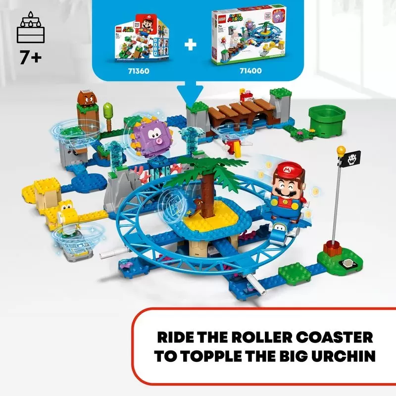 71400 SUPER MARIO BIG URCHIN BEACH RIDE EXPANSION SET