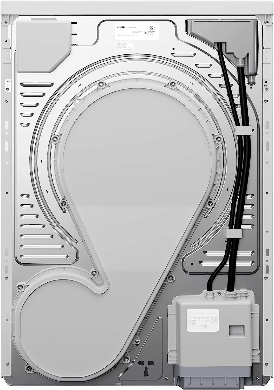 KoolMore FLW-3CWH Front Load Machine, 2.7 Cu. Ft, Space Saving Unit with 20-Minute Quick, 12 Washing Cycles, Quiet Inverter Motor [120V],