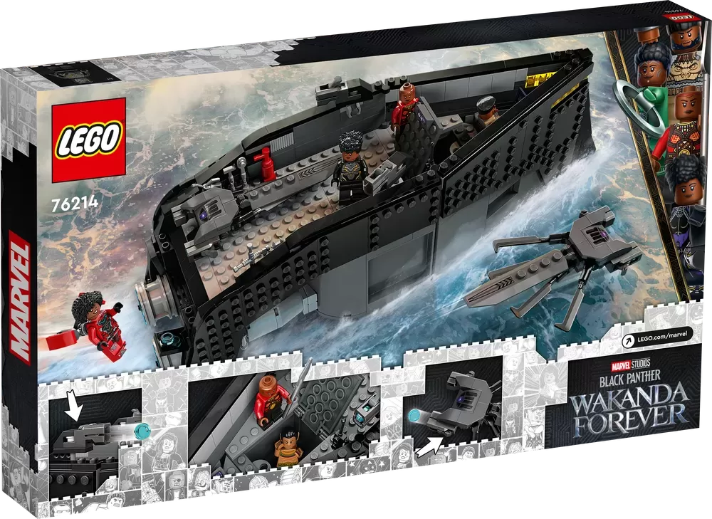 76214 SUPER HEROES BLANK PANTHER WAR ON THE WATER