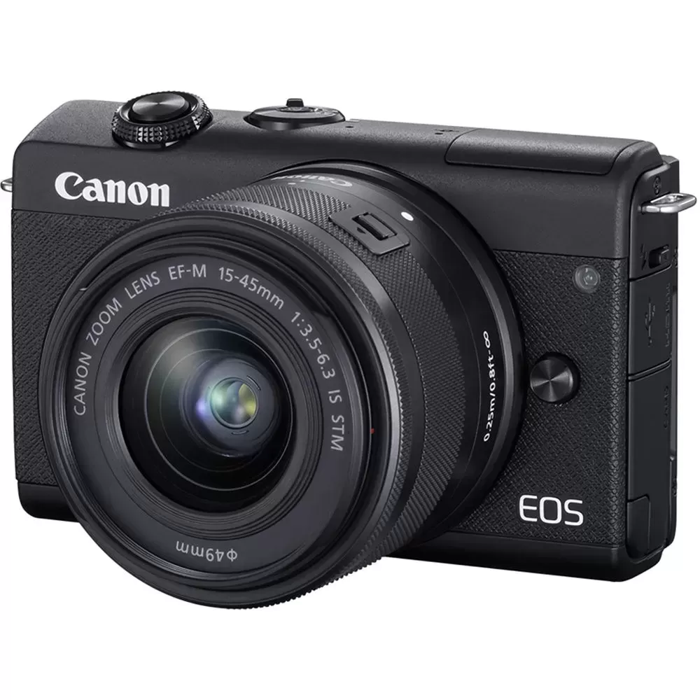 Canon EOS M200 Mirrorless Digital Camera Content Creator Kit | Black