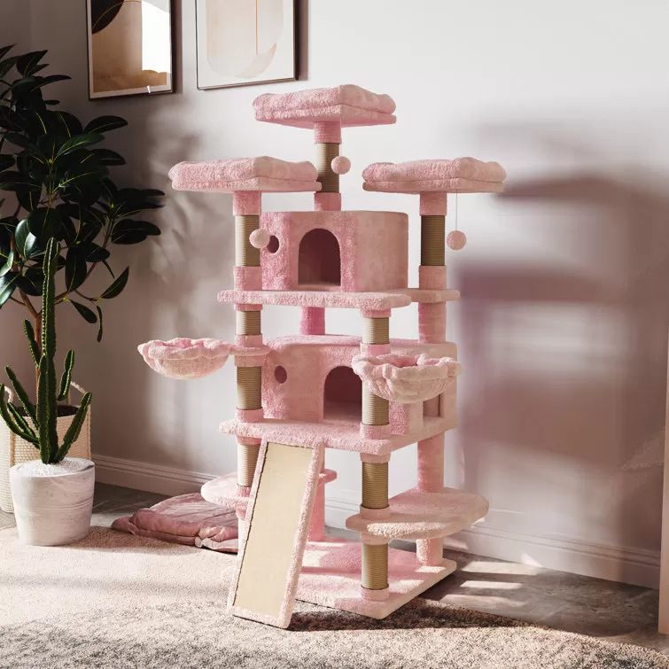 Lima Pet Heavy Duty 68 Inch Multi-Level Cat Tree