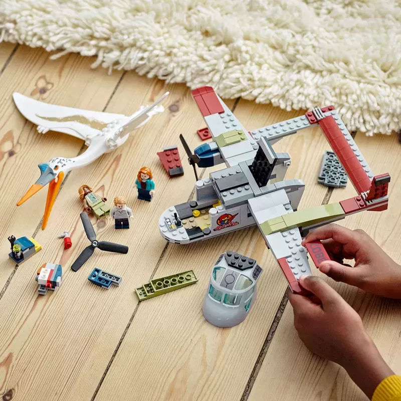 JURASSIC WORLD QUETZALCOATLUS PLANE AMBUSH 76947 BUILDING KIT