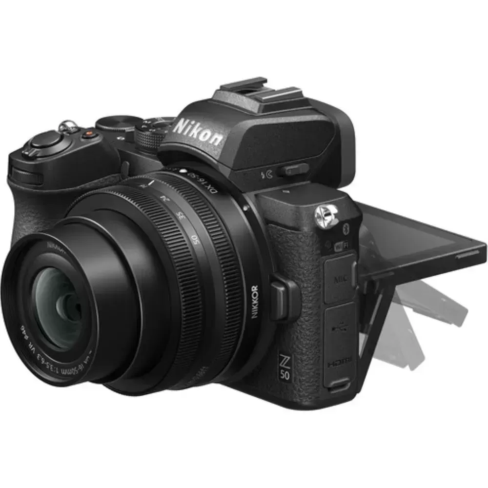 Nikon Z 50 Mirrorless Digital Camera with 16-50mm f/3.5-6.3 VR and 50-250mm f/4.5-6.3 VR Lenses