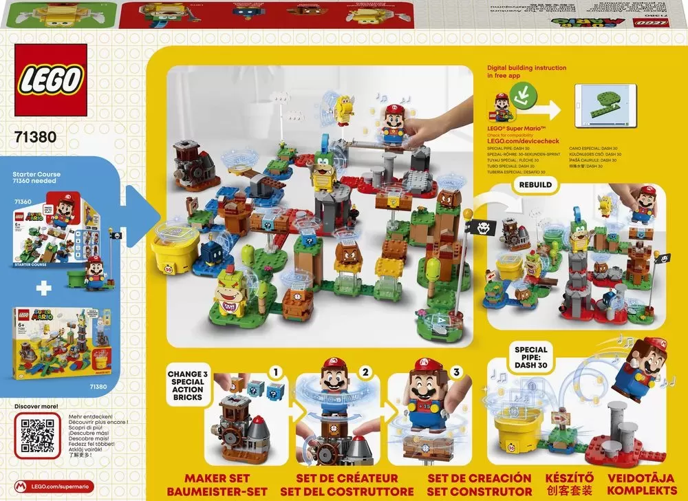 71380 SUPER MARIO MASTER YOUR ADVENTURE MAKER SET