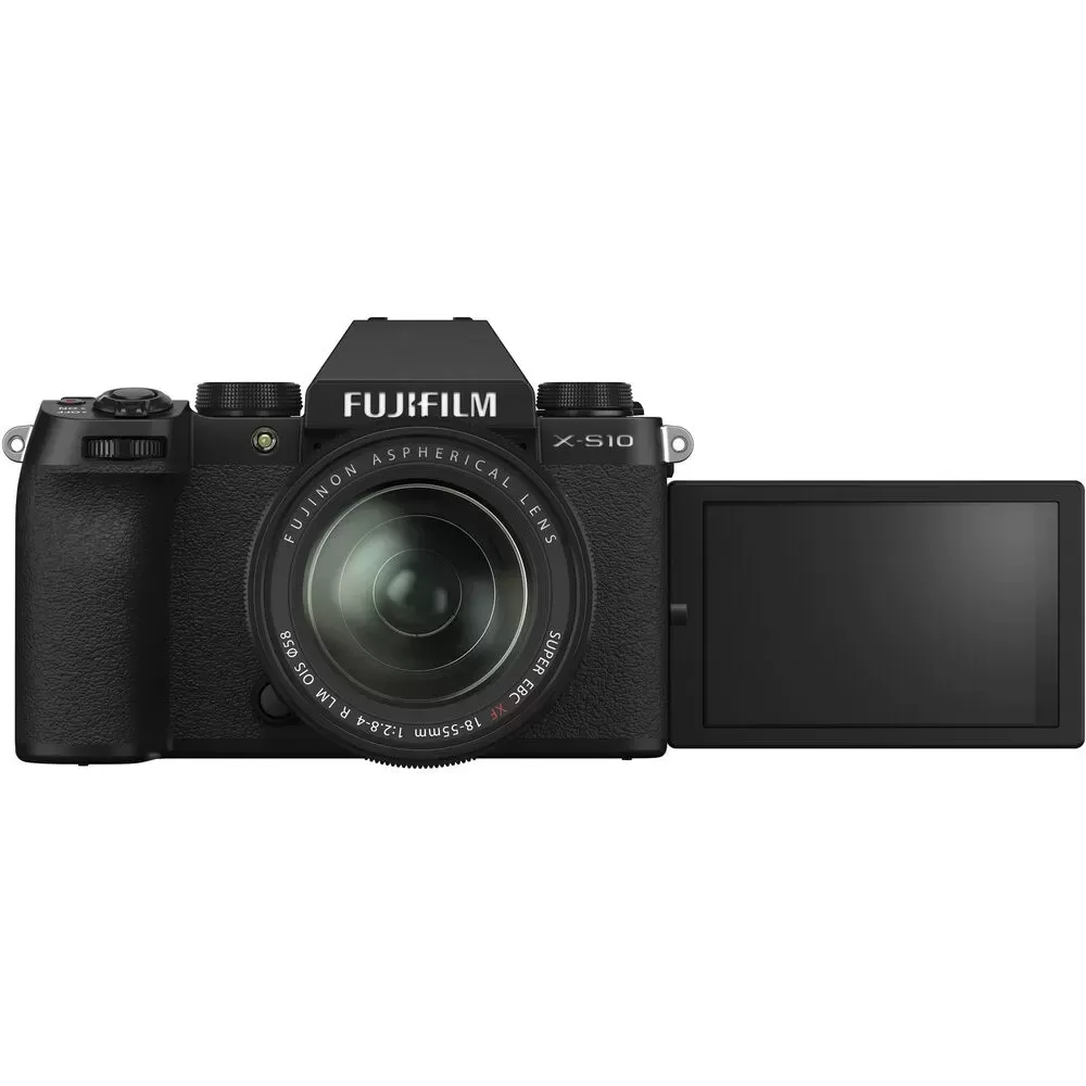 FUJIFILM X-S10 Mirrorless Digital Camera with 18-55mm Lens