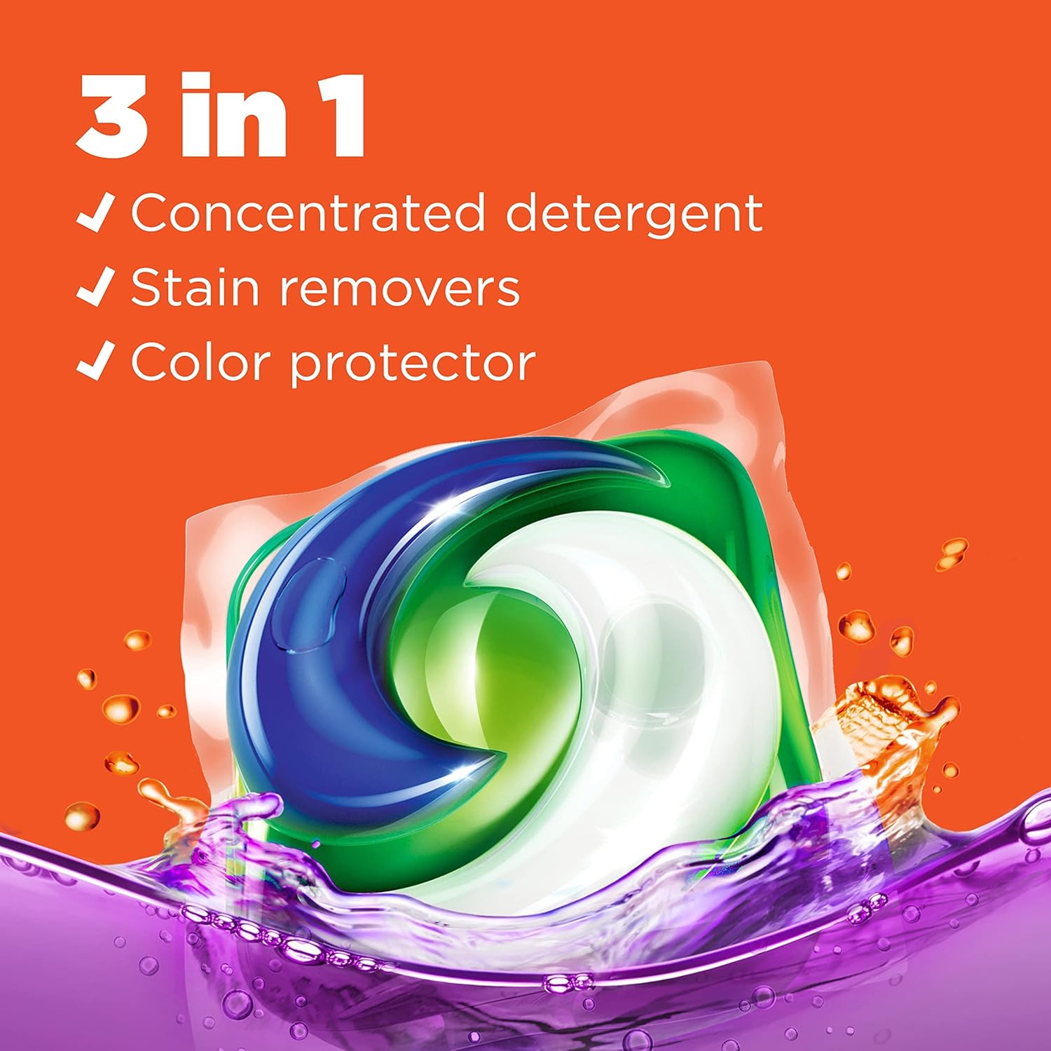 Tide PODS Laundry Detergent Soap Pods, Spring Meadow, 37 Count (Pack of 3 Bag Value Pack), Total 111 Count, HE Compatible