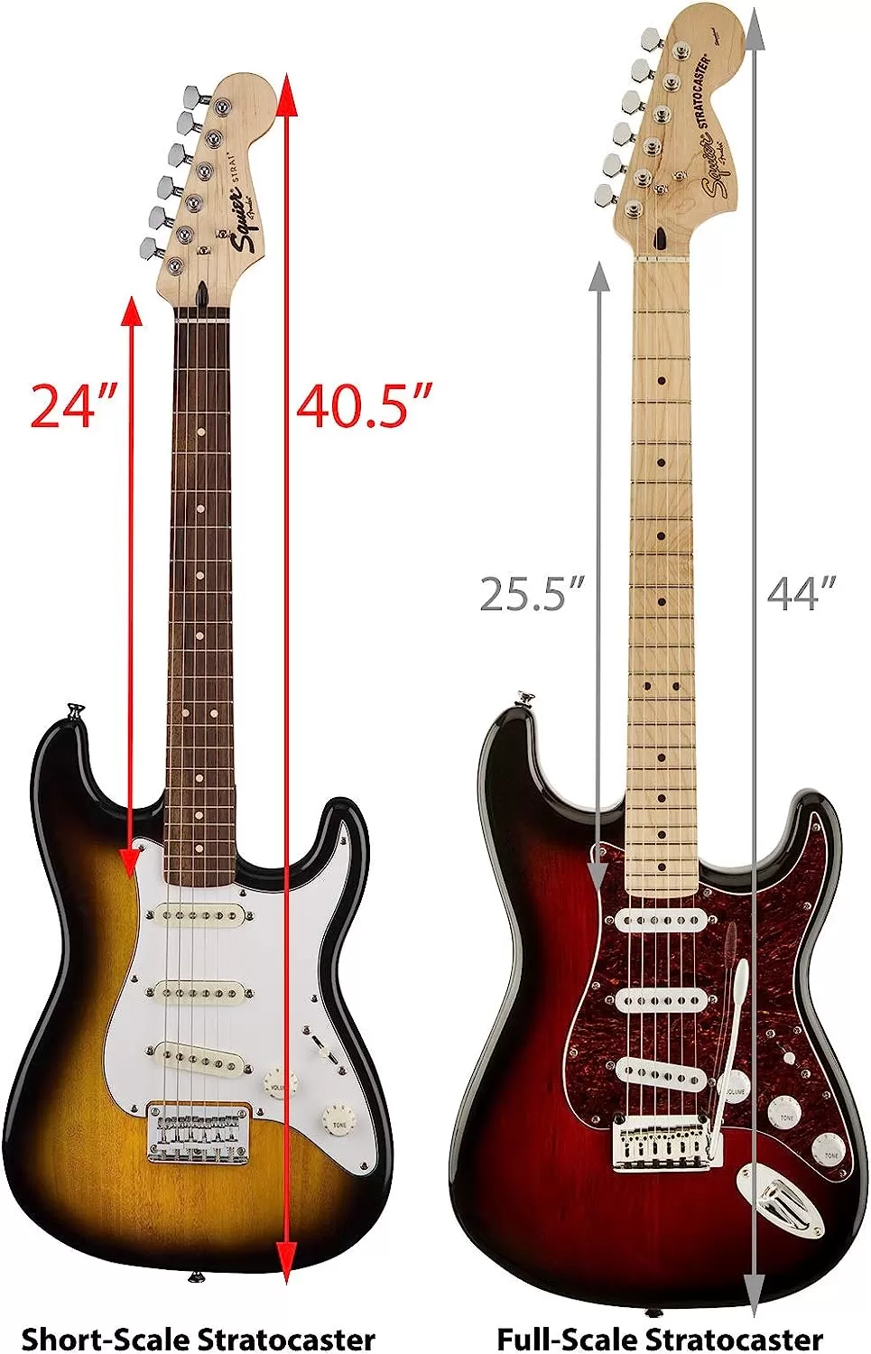 Fender Squier Stratocaster - Sunburst Bundle with Frontman 10G Amp, Gig Bag, Instrument Cable, Tuner, Strap, Picks, Fender Play Online Lessons, Instructional Book, and Austin Bazaar Instructional DVD