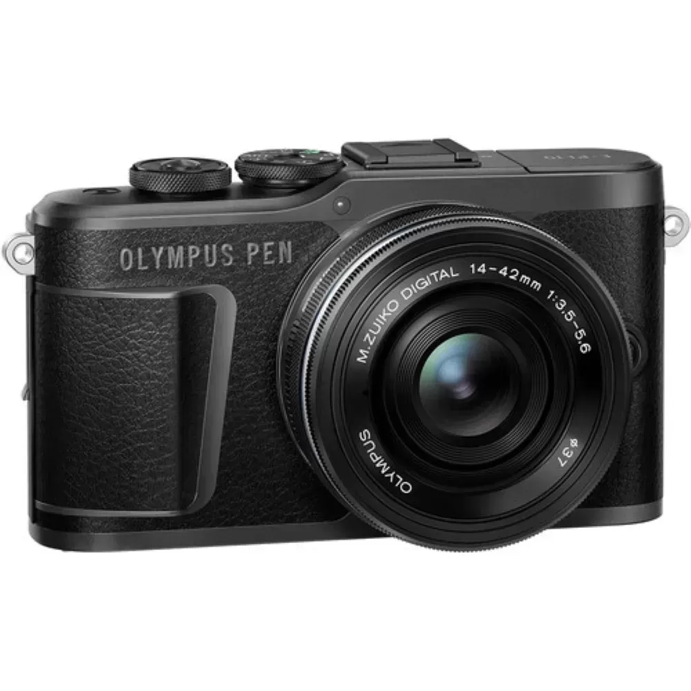 Olympus PEN E-PL10 Mirrorless Digital Camera with 14-42mm Lens | Black