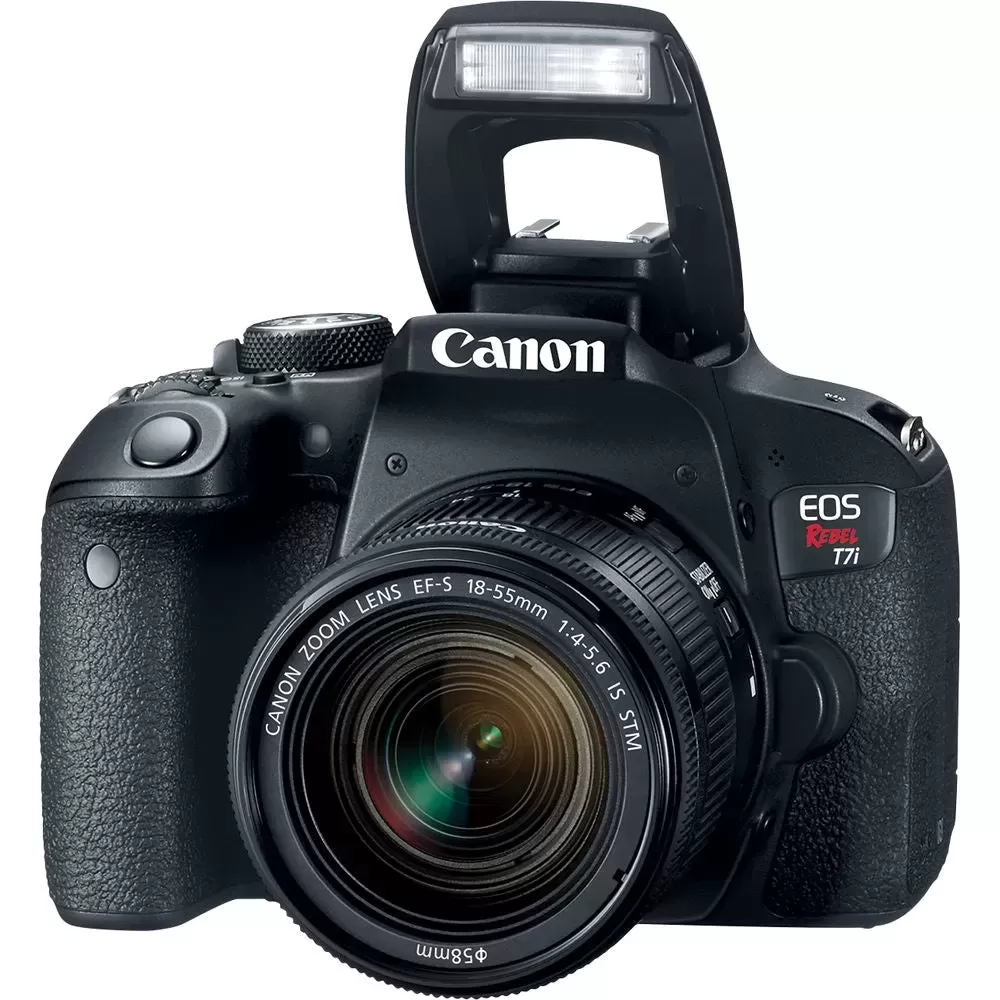 Canon EOS Rebel T7i DSLR Camera with 18-55mm Lens