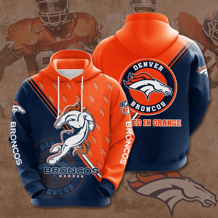 Denver Broncos Box-united In Orange